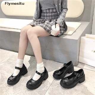 [Flymesitu] Zapatos lolita Estilo Japonés Mary Jane Mujeres Vintage Niñas Tacón Alto De Plataforma Estudiante Universitario .