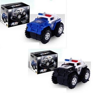 Mainankei juguetes niños coche policía claro detrás de TUMBLING policía niños coche juguetes