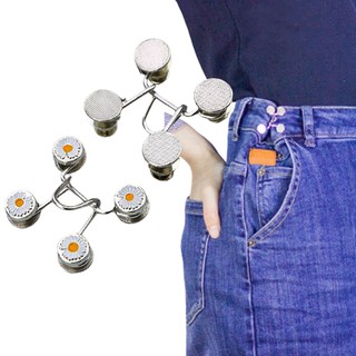 jeans ajuste de la cintura botones de metal multifuncional extraíble botón