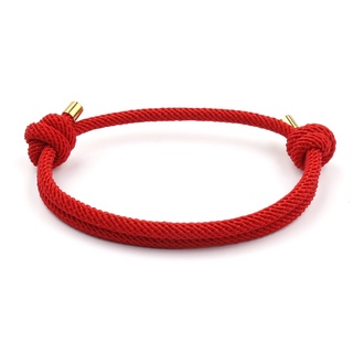 Venta directa de fábrica Año de nacimiento Rojo pulsera de cuerda Mascota linda de moda Par puede Ajuste Joyería Oro