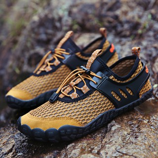 Más el tamaño 39-47 hombres zapatos de deportes al aire libre zapatos de senderismo zapatillas de deporte trekking zapatos de escalada