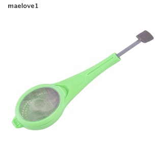 [maelove1] infusor de té hojas de té sueltas colador de especias hierbas silicona filtro difusor verde [maelove1]