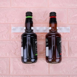 cocina especias tarro estante montado en la pared adhesivo condimento puerta gabinete titular clips botellas s2v9 (7)