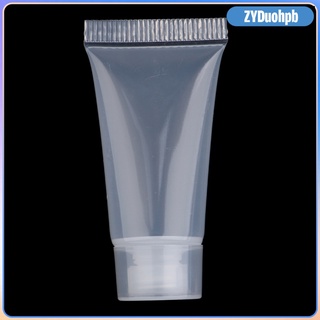 20x plástico crema de manos lavado facial tubos de exprimir botellas recargables viales