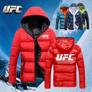 Otoño invierno moda mujeres hombres abajo chaqueta Mma UFC chaqueta de algodón acolchado abrigo engrosamiento abrigo