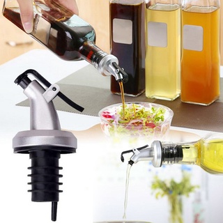 pulverizador de aceite de oliva dispensador de licor vertedores de vino flip top tapón herramientas de cocina