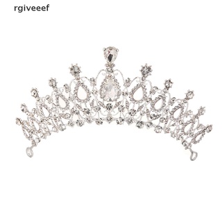 rgiveeef novia boda cristal flor tiara corona perla rhinestone pelo diadema tiaras co