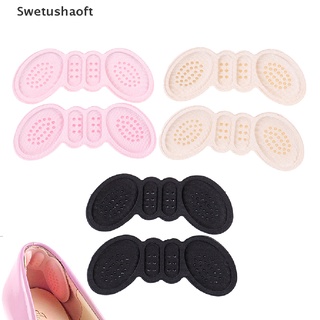 [SWE] 1Pair Back Shoe Heel Inserts Insoles Pad Cushion Sponge Grip Foot Care Protector FTO