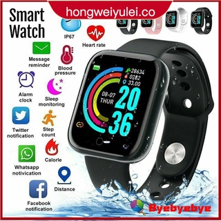 Byebye.-*-. Smartwatch Y68/D20 à Prova d’Água/Bluetooth/USB/Monitor Cardíaco/Pulseira Inteligente/reloj Inteligente