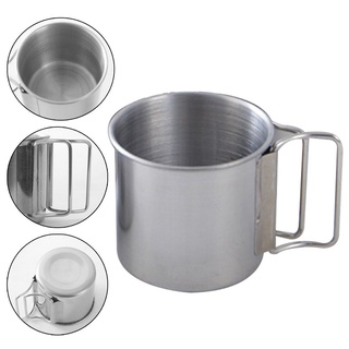 [hao] Set De tazas De acero inoxidable tazas De agua 4 pzs Kit 4x 4 pzas 4x/acampar tazas De Café (1)