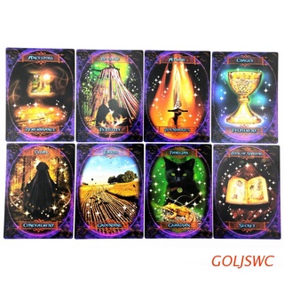 GOLJSWC Witches'wisdom Oracle Cards Versión En Inglés 48 Cartas Baraja Tarot Juego De Mesa