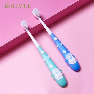 BOLEVICE Soft Kids Toothbrush Cute Children Toiletries Training Toothbrush Cleaning Mouth Animals Manual Cartoon Handheld Girls Baby Oral Care/Multicolor