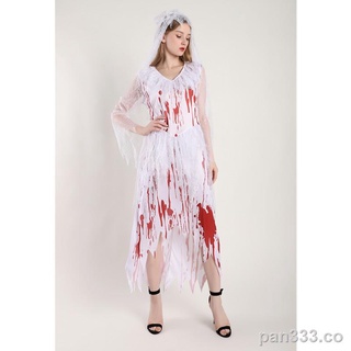 ✘Halloween ghost festival ghost horror adult female zombie zombie cosplay ghost bride costume costume wholesale