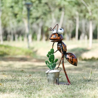 adorno suculento en forma de hormiga figura escultura jardín oficina gabinete