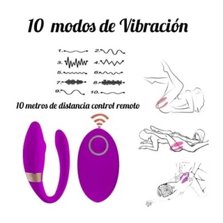 Vibrador De Parejas Juguete Sexual Vibrador Punto G Clitoris Y Pene Huevo Vibrador Tipo U Recargable Usb