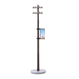 10Pcs Mini Electric Line Pole for Train Railways Micro Landscape Accs 14.3cm