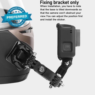 Gopro pequeño soporte fijo Para casco De Motocicleta Hero6/5/4 alargador De barbilla 4k Dji cámara U0B0