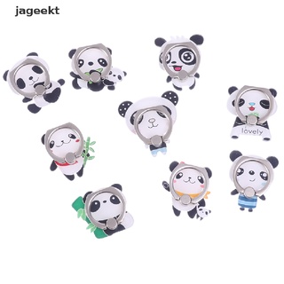 jageekt lindo de dibujos animados panda animal teléfono móvil soporte titular anillo de dedo co