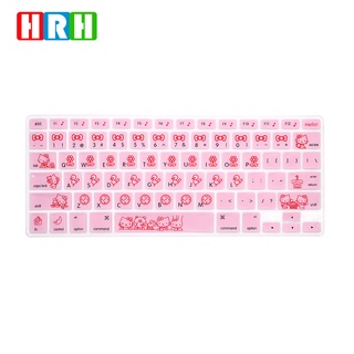 Hrh US silicona idioma inglés teclado portátil Protector de piel cubierta protectora película protectora para Macbook Pro Air Retina 13 15 17 viejo antes de 2016 (1)