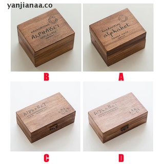 yan 28/70pcs diy número alfabeto combinación letra sello diario vintage regalo de madera. (2)