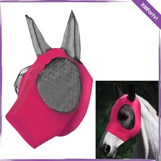 Breathable Horse Fly Mask Prevents Flies Insect Soft Horses Mask Headwear (8)