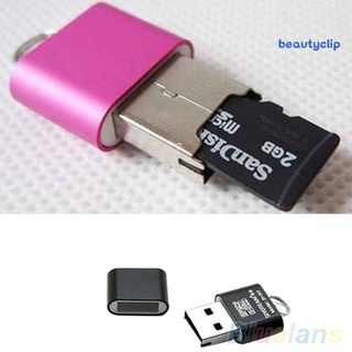 New 🔥Portable Mini 2.0 Micro SD T-Flash Flash Drive Adapter Card Reader