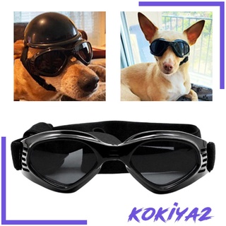 [KOKIYA2] Gafas de sol para perros/mascotas/gafas plegables Anti-viento/lentes ajustables (2)
