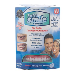 perfecta sonrisa superior chapa confort flex blanqueamiento dentadura pasta dientes falsos