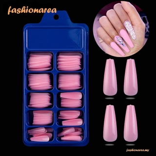 100 piezas/sólida cobertura completa uñas bailarinas planas manicuras para uñas postizas Diy extensión arte de uñas
