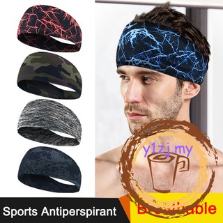 Diadema absorbente cabeza sudor banda elástica para ciclismo deporte mujeres hombres (1)