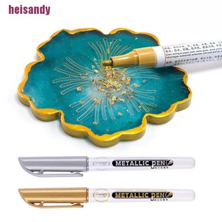 [Hei] bolígrafos metálicos permanentes impermeables para pintura, resina epoxi, diseño de manualidades, 581 m