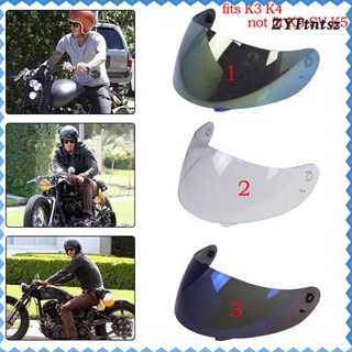 casco de moto de cara completa visera cascos escudo lente ajuste para k3 #1