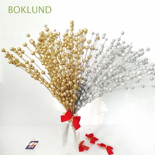 boklund lentejuelas artificiales pistacho plástico decoración de navidad falsa flor de la boda espuma 2 manojos decoración del hogar suministros de fiesta/multicolor