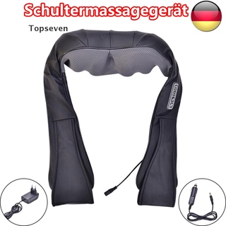 [topseven] masajeador elektrische shiatsu nacken rücken vibración wärmefunktion.