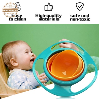 Bebé alimentación juguete tazón platos girar 360 tecnología divertido regalo accesorios bebé (2)