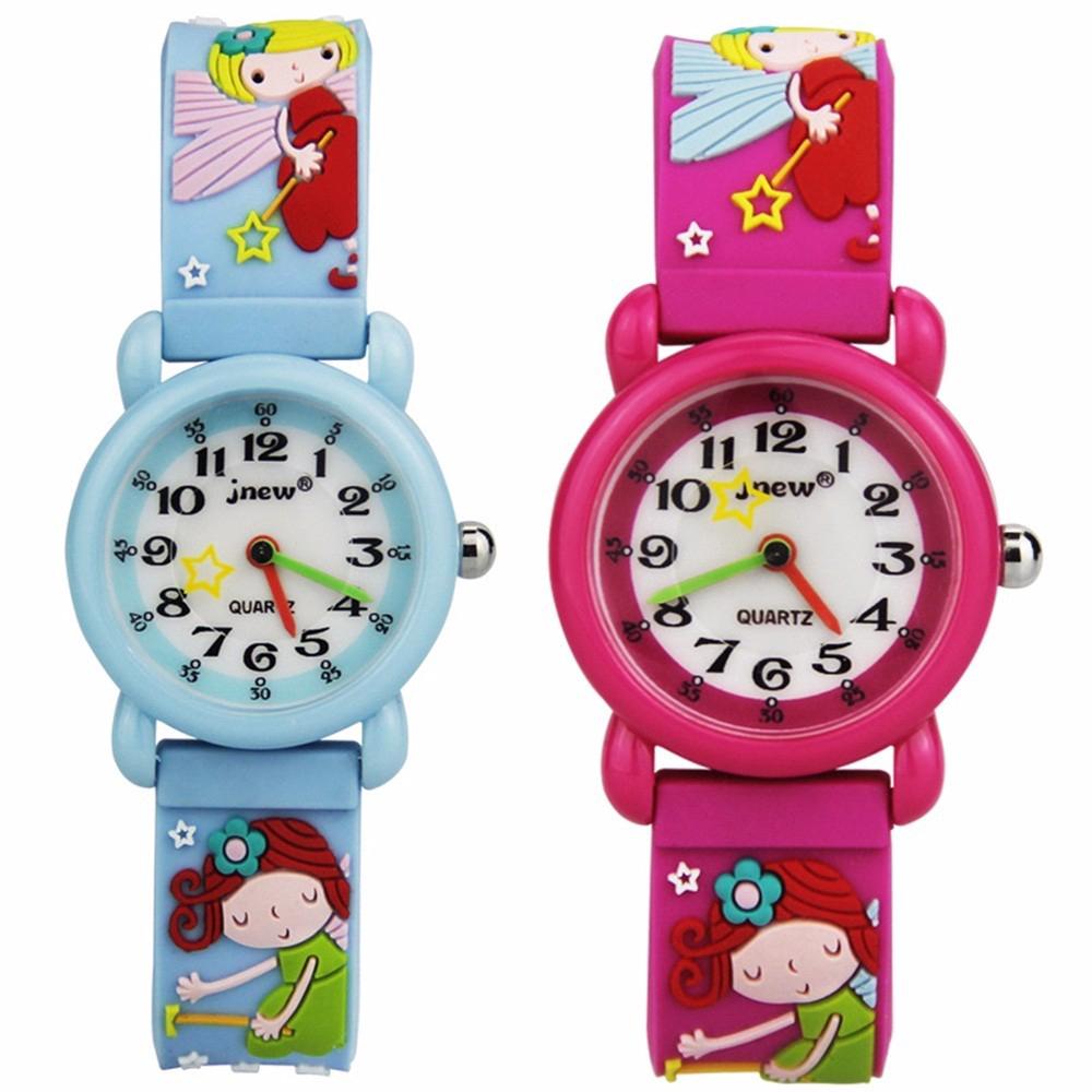 Relojes de regalo para niños niñas 3D de dibujos animados a la moda reloj impermeable