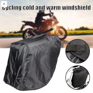 portátil eléctrico de la motocicleta parabrisas universal a prueba de viento impermeable pierna cubierta protectora para montar en invierno (1)