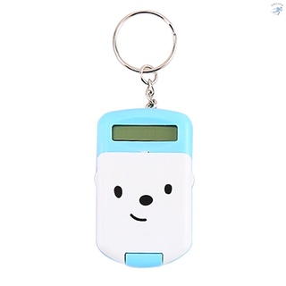 mini calculadora lindo de dibujos animados con llavero de 8 dígitos pantalla portátil tamaño de bolsillo calculadora para niños estudiantes suministros escolares