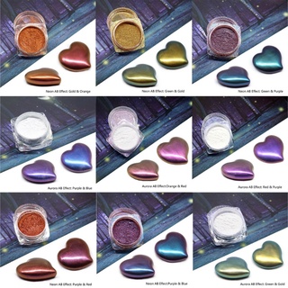 beve* 9 colores resina camaleones pigmento arco iris perla polvo resina epoxi colorante colorante