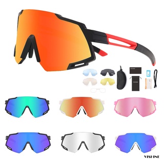 gafas de ciclismo polarizadas gafas de ciclismo gafas de sol de conducción de pesca uv400 con lente de repuesto