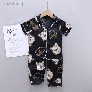 ❀Conjunto De Pijama Blusa+pantalones con estampado De oso Pooh Para niños/bebés/niños
