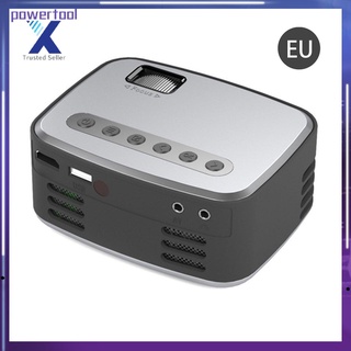 [caliente] Mini proyector LED 320x240 píxeles soporta Audio USB compatible con HDMI 1080P