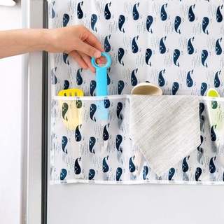 Nakazawa bolsa De almacenamiento Para refrigerador/súper/superposición con bolsillo Para Lavar el hogar | Cubierta superior de cubierta/Multicolor (2)