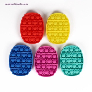 Rainbow Push Bubble Pops Fidget juguete sensorial para Autisim necesidades especiales Anti-estrés juego alivio del estrés Squish Pops (8)