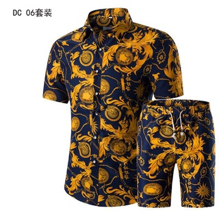 🙌 Camisas de diseño de lujo para hombre, ropa de playa de lujo, hawaiana, estampado Floral, Club de manga corta, moda de verano, 2021 cik0