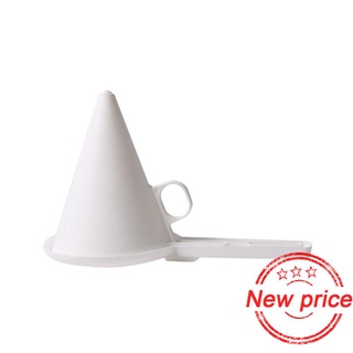 Kitchen DIY Convenient Chocolate Candy Icing Funnel White Foodgrade Tool Plastic Dispenser J9Y9