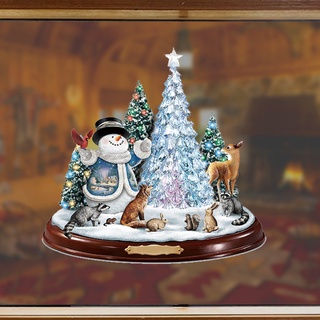 pegatinas de ventana de navidad, doble cara, pegatinas para ventana de navidad, decoración de ventana de navidad, navidad, copo de nieve, papá noel, árbol de navidad para ventana de vidrio imbe