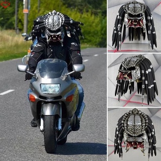 Predator casco para Motocicleta/de Látex/cuello completo/diadema/Halloween/disfraz de Halloween