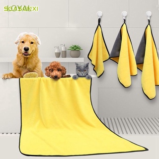 leal lavable gato toalla de ducha suave herramienta de limpieza perro toalla de microfibra super absorbente secado rápido acogedor espesar transpirable mascota baño suministros
