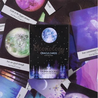 owen moonology oracle tarot 44 cartas deck completo inglés oracle tarjeta adivinación (3)